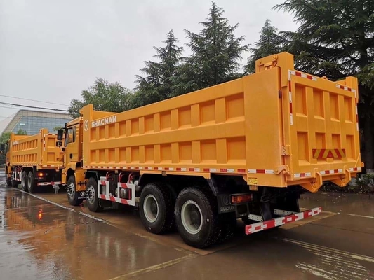 351-450hp 수동 변속 Shacman 12 바퀴 8X4 티퍼/담프 트럭