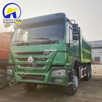 Zf8118 스티어링 시스템 빨간색 371HP 2020년 사용된 상태 좋은 Sinotruk HOWO 덤프 트럭