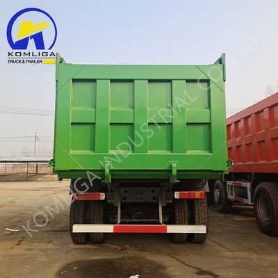 Zf8118 스티어링 시스템 빨간색 371HP 2020년 사용된 상태 좋은 Sinotruk HOWO 덤프 트럭