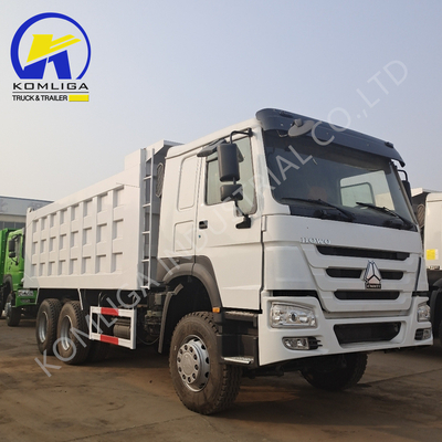 기술 부품 지원 중고 371HP 6X4 10바퀴 Sinotruk HOWO 티퍼 트럭