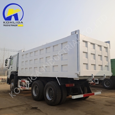 기술 부품 지원 중고 371HP 6X4 10바퀴 Sinotruk HOWO 티퍼 트럭