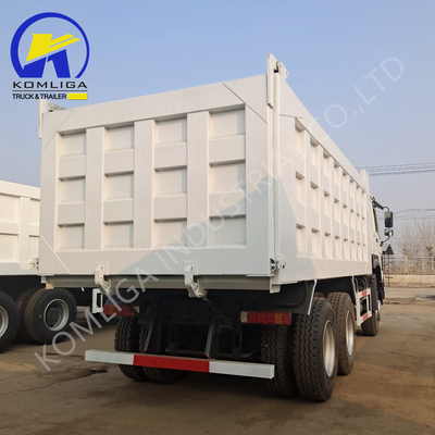 기술 부품 지원 중고 371HP 6X4 10바퀴 Sinotruk HOWO 티퍼 트럭