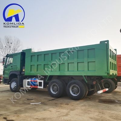 2020 년 371HP 6X4 사용 된 HOWO 덤프 트럭 1200r20 방사선 타이어와 함께 잠비아로 수출
