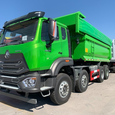 Wd61547.D12.42 엔진 HOWO 8X4 30-50t 12바퀴 아프리카 광산용 덤프 트럭