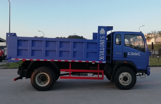 마력 &lt;150hp 4X2 6 휠 10m3 덤프 트럭 용량 Wly6t46 변속기