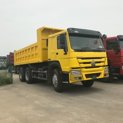 300L 연료 탱크 시노트럭 6X4 371HP 사용 된 중고용 덤프 틱퍼 트럭 ≤5석