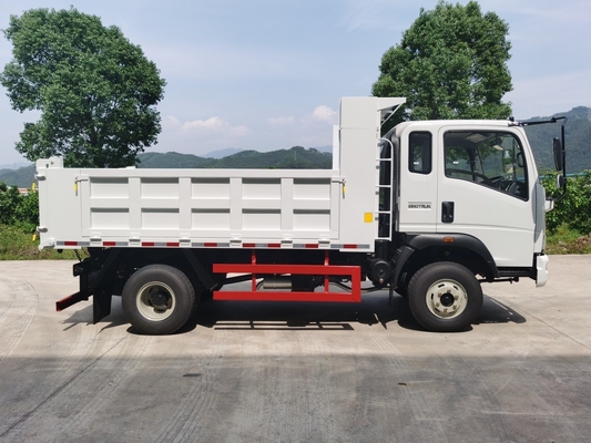 1-10 톤 로딩 무게 Sinotruk HOWO 5t 4X2 고객 요구 사항에 대한 덤프 트럭 라이트