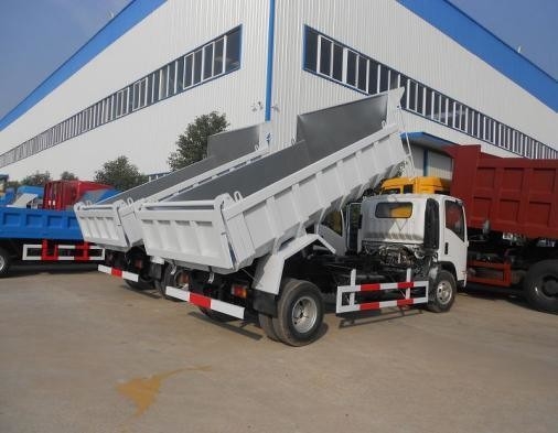 1-10 톤 로딩 무게 Sinotruk HOWO 5t 4X2 고객 요구 사항에 대한 덤프 트럭 라이트