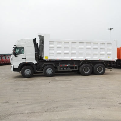 DOT 인증 사용된 Sinotruk HOWO 8X4 티퍼 덤퍼 트럭 Wd61547.D12.42 엔진