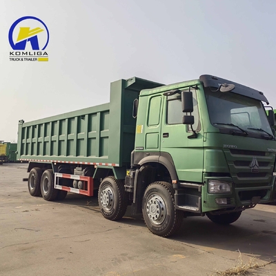 8X4 12 휠 60톤 시노트럭 템퍼 덤퍼 371HP HOWO 건설용 덤퍼