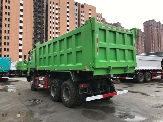 사용 된 시노트럭 10 휠 템퍼 덤퍼 371HP HOWO 반사 타이어 디자인 덤프 트럭