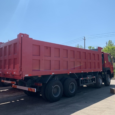 중고 Sinotruk 8X4 12 바퀴 HOWO 티퍼 사용 된 덤프 트럭