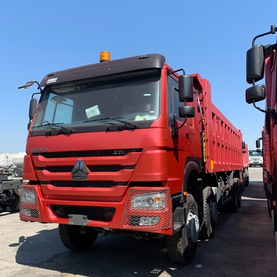 중고 Sinotruk 8X4 12 바퀴 HOWO 티퍼 사용 된 덤프 트럭