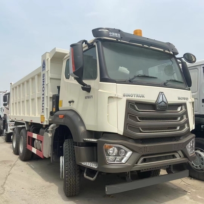 6X4 10 바퀴 Sinotruk HOWO 사용 된 덤프 트럭 Hw76 카비와 경쟁력있는 티퍼 트럭