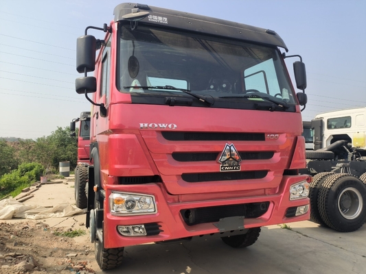 420HP 8X4 12 바퀴 Sinotruk HOWO 사용 된 덤프 트럭