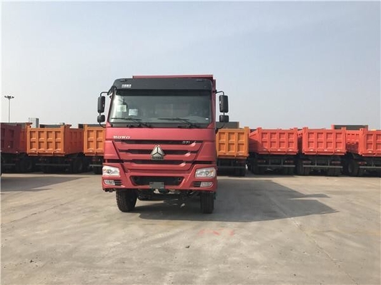 420HP 8X4 12 바퀴 Sinotruk HOWO 사용 된 덤프 트럭