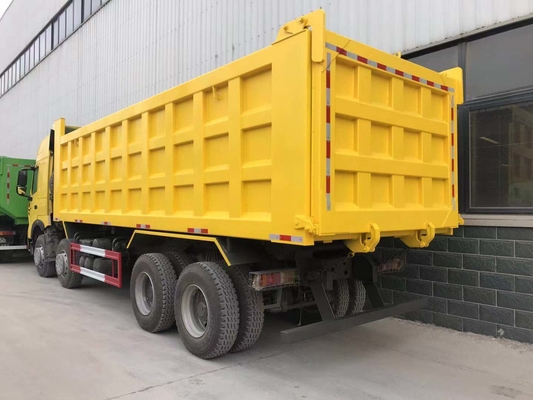 시노트럭 8X4 12 휠 HOWO 팅퍼 사용 된 덤프 트럭 승력 351-450hp 드라이브 휠 8 × 4