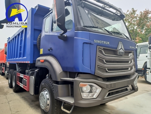 9톤 용량 사용 된 Sinotruk HOWO 6X4 10 바퀴 덤퍼 틱퍼 틱핑 덤프 트럭