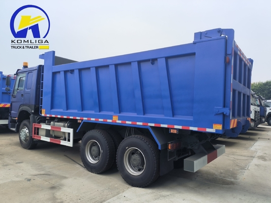 9톤 용량 사용 된 Sinotruk HOWO 6X4 10 바퀴 덤퍼 틱퍼 틱핑 덤프 트럭