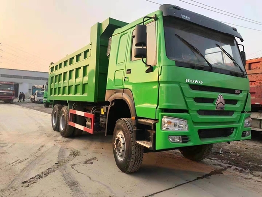 중고 Sinotruk HOWO 6X4 10 바퀴 덤퍼 틱퍼 틱핑 사용 된 덤프 트럭