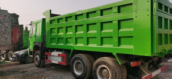 중고 Sinotruk HOWO 6X4 10 바퀴 덤퍼 틱퍼 틱핑 사용 된 덤프 트럭