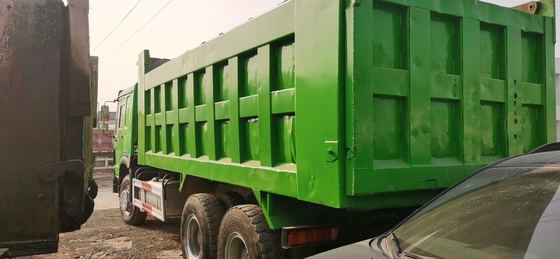 중고 Sinotruk HOWO 6X4 10 바퀴 덤퍼 틱퍼 틱핑 사용 된 덤프 트럭