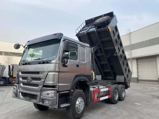 ZF8118 스티어링 시스템 유로 5 사용 된 HOWO 6X4 10 바퀴 덤프 트럭