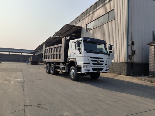 사용 된 HOWO 6X4 10 휠 덤프 트럭과 더블 알렉스 및 기술 예비 부품 지원