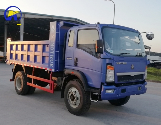 사용자 정의 요청 HOWO 4X2 4X4 116HP 미니 라이트 덤프 틱퍼 트럭
