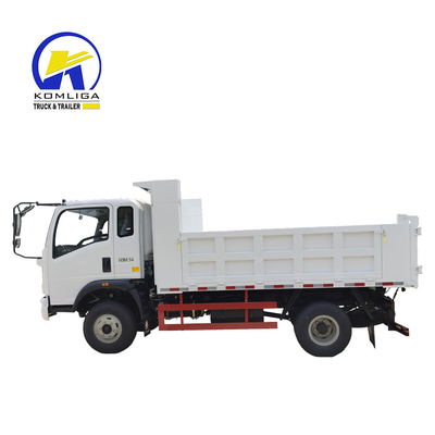 사용 된 Sinotruck HOWO 4X2 미니 덤프 트럭 및 5995x2350x2620mm 용량 용량