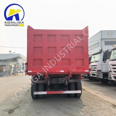 레드 8X4 트럭 371 HP 375HP 400HP 420HP 시노트럭 중량용 틱핑 틱퍼 덤퍼 중고용 덤프 트럭 및 HOWO 트럭 아프리카 시장
