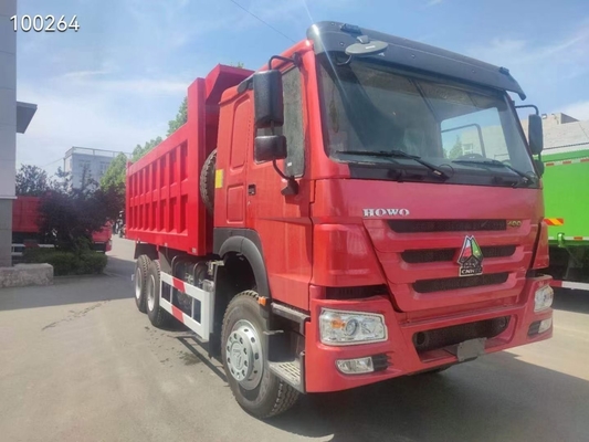 25-30톤 용량 디젤 시노트럭 HOWO 371HP/420HP 10 휠 6X4 팅퍼 사용 된 덤프 트럭