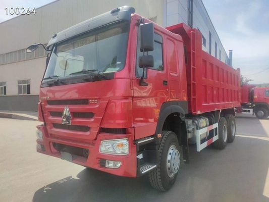 25-30톤 용량 디젤 시노트럭 HOWO 371HP/420HP 10 휠 6X4 팅퍼 사용 된 덤프 트럭