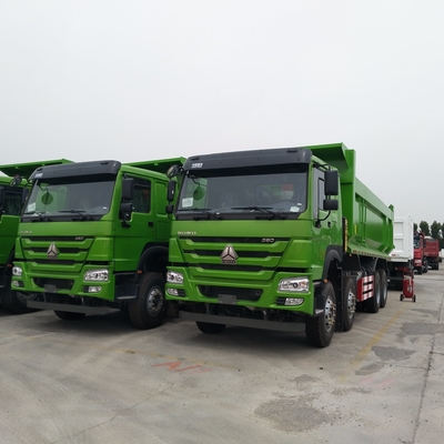 제품 12 휠 중량 트럭 Sinotruk 사용 된 덤프 트럭 주문