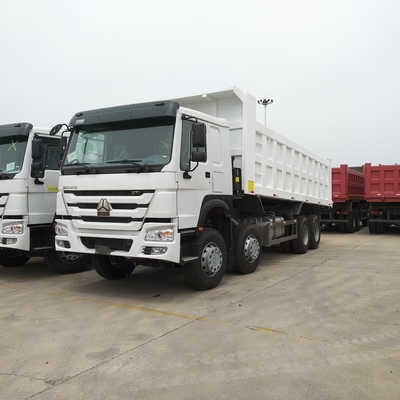 41-50t 부하 용량 11500*2500*3400mm 8X4 12 휠 사용 시노트럭 템퍼 덤프 트럭