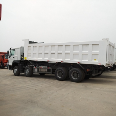 41-50t 부하 용량 11500*2500*3400mm 8X4 12 휠 사용 시노트럭 템퍼 덤프 트럭