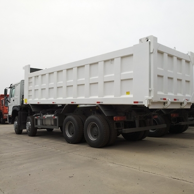 41-50t 부하 용량 11500*2500*3400mm 8X4 12 휠 사용 시노트럭 템퍼 덤프 트럭