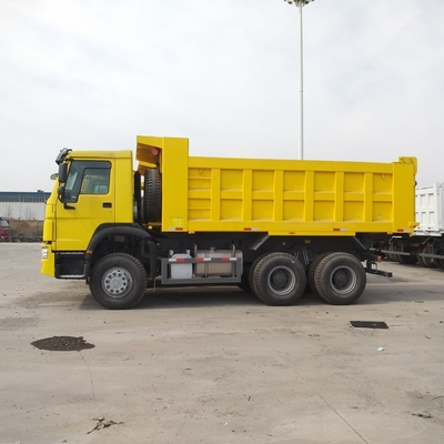 시노트루크 HOWO 6X4 10 휠 광산 덤퍼 팅퍼 사용 된 덤퍼 트럭 강력한 엔진