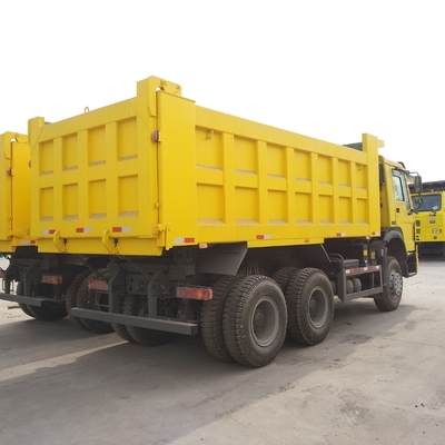 시노트루크 HOWO 6X4 10 휠 광산 덤퍼 팅퍼 사용 된 덤퍼 트럭 강력한 엔진