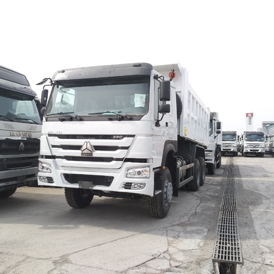 시노트루크 HOWO 6X4 10 휠 광산 덤퍼 팅퍼 사용 된 덤퍼 트럭 강력한 엔진