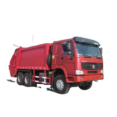 4. Sinotruk HOWO 6X4 336HP 20tons 압축 쓰레기 트럭 최대 운전 속도 Km/H 90