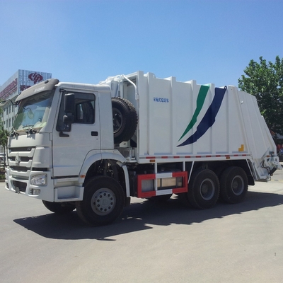 6X4 15m3 18m3 336HP 시노트럭 HOWO 쓰레기 트럭 크기는 주문을 받아서