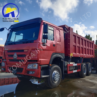 375 HP HOWO 10 바퀴 6X4 덤프 트럭 티퍼 시노트럭 디젤 첨단 기술