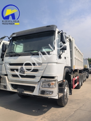 371 HP 6X4 티퍼 Sinotruk HOWO 좌석 ≤5 및 변속기 Hw19710의 사용 된 덤프 트럭