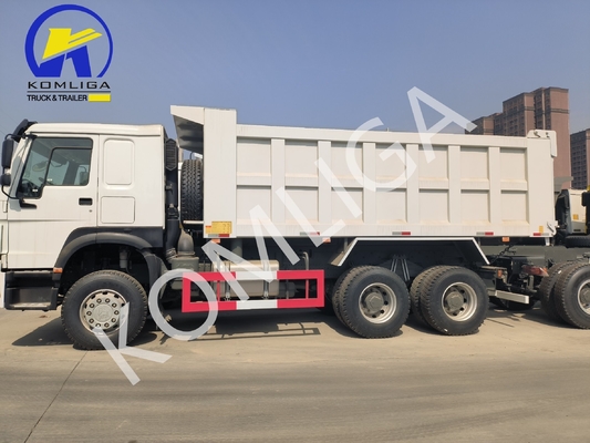 371 HP 6X4 티퍼 Sinotruk HOWO 좌석 ≤5 및 변속기 Hw19710의 사용 된 덤프 트럭