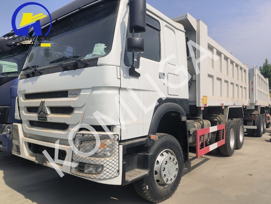 371 HP 6X4 티퍼 Sinotruk HOWO 좌석 ≤5 및 변속기 Hw19710의 사용 된 덤프 트럭