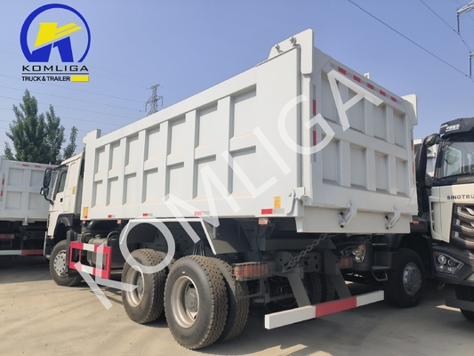 371 HP 6X4 티퍼 Sinotruk HOWO 좌석 ≤5 및 변속기 Hw19710의 사용 된 덤프 트럭