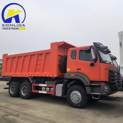 10 바퀴 380 HP 6X4 티퍼 Sinotruk HOWO 사용자 지정 요구 사항에 사용 된 덤프 트럭
