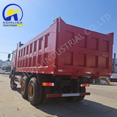 16tons 로딩 용량 Sinotruck HOWO 371HP 6X4 티퍼 트럭