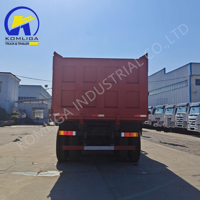 16tons 로딩 용량 Sinotruck HOWO 371HP 6X4 티퍼 트럭
